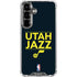 NBA Utah Jazz Standard - Black Galaxy S26 Clear Case