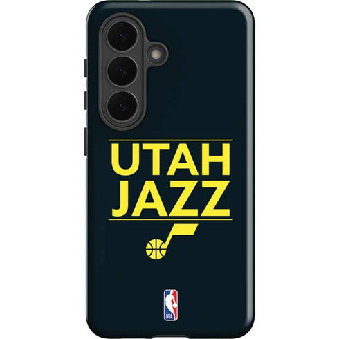 NBA Utah Jazz Standard - Black Galaxy S26 Impact Case