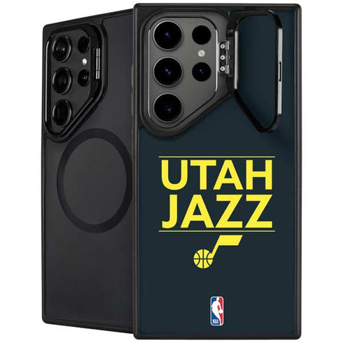 NBA Utah Jazz Standard - Black Galaxy S26 Ultra Kickstand Case