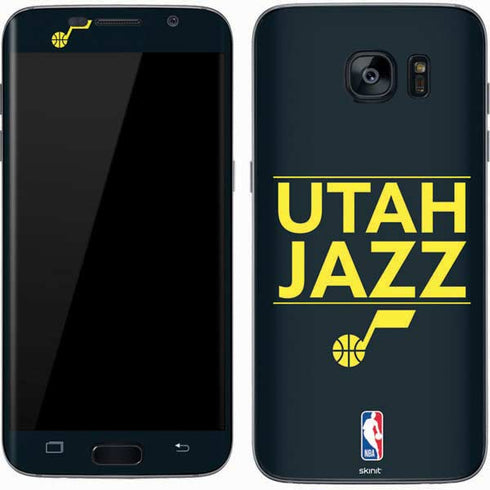 NBA Utah Jazz Standard - Black Galaxy S7 Skin