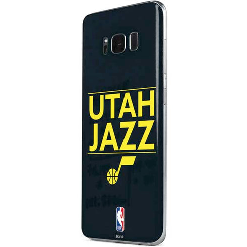 NBA Utah Jazz Standard - Black Galaxy S8 Skin