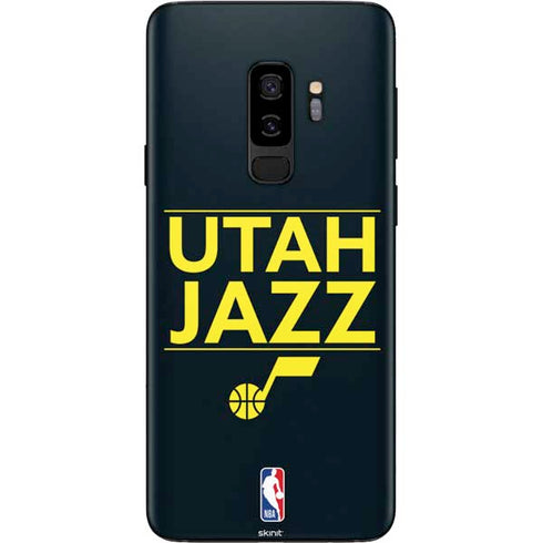 NBA Utah Jazz Standard - Black Galaxy S9 Plus Skin