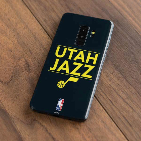 NBA Utah Jazz Standard - Black Galaxy S9 Plus Skin