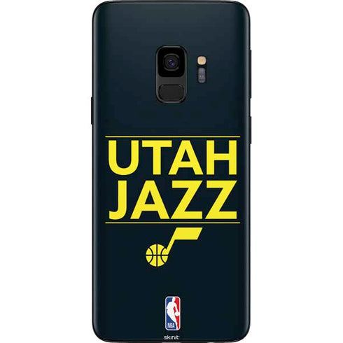 NBA Utah Jazz Standard - Black Galaxy S9 Skin