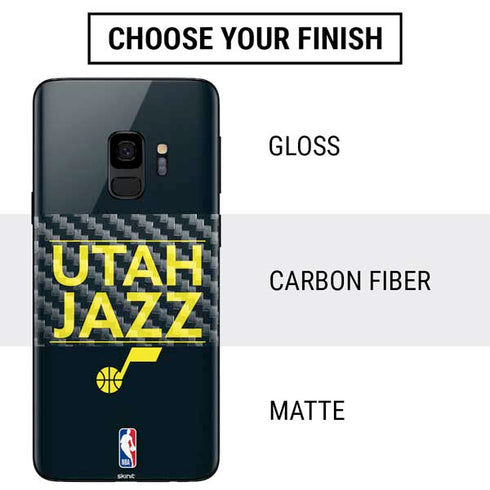 NBA Utah Jazz Standard - Black Galaxy S9 Skin