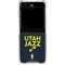 NBA Utah Jazz Standard - Black Galaxy Z Flip5 5G Clear Case