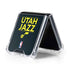 NBA Utah Jazz Standard - Black Galaxy Z Flip5 5G Clear Case