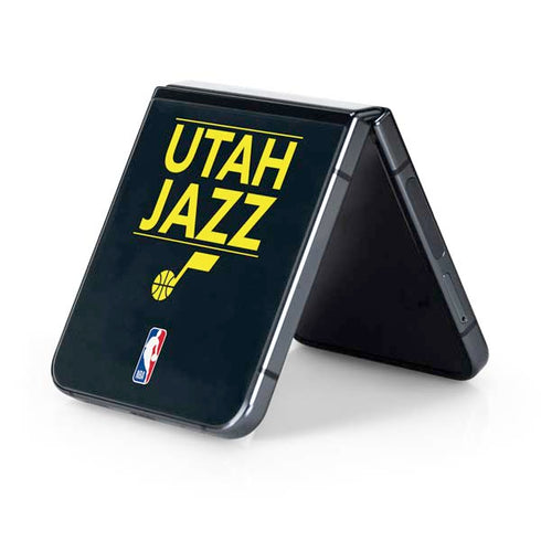 NBA Utah Jazz Standard - Black Galaxy Z Flip5 5G Skin