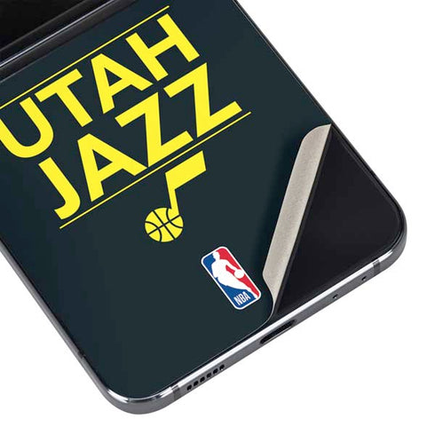 NBA Utah Jazz Standard - Black Galaxy Z Flip5 5G Skin