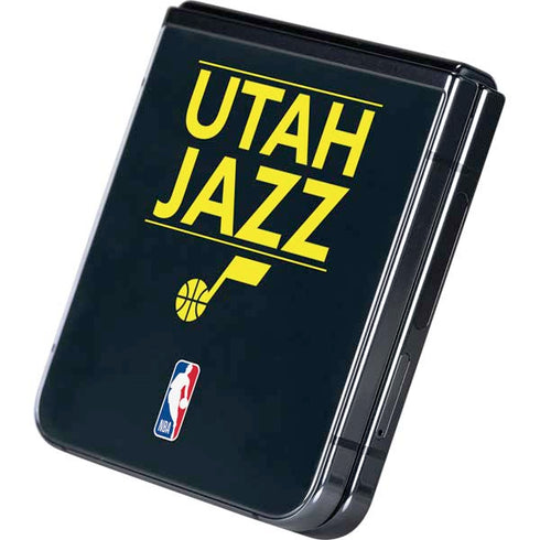 NBA Utah Jazz Standard - Black Galaxy Z Flip5 5G Skin