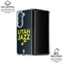 NBA Utah Jazz Standard - Black Galaxy Z Fold6 Clear Case