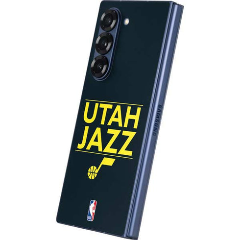 NBA Utah Jazz Standard - Black Galaxy Z Fold6 Skin