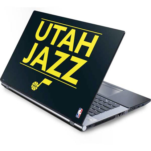 NBA Utah Jazz Standard - Black Generic Laptop Skin