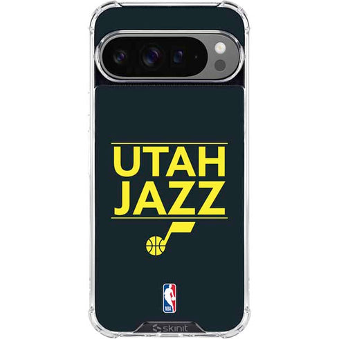 NBA Utah Jazz Standard - Black Google Pixel 10 Pro XL Clear Case