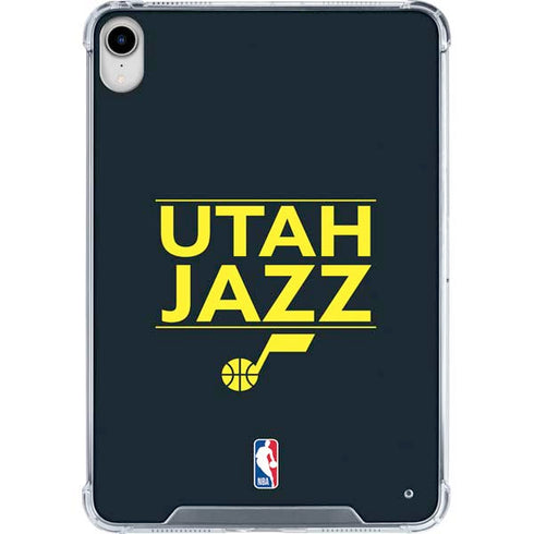 NBA Utah Jazz Standard - Black iPad 11th Gen (2025) Clear Case