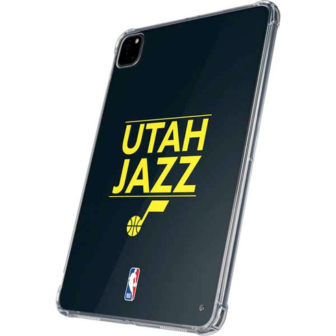 NBA Utah Jazz Standard - Black iPad Pro 11in (2024) Clear Case