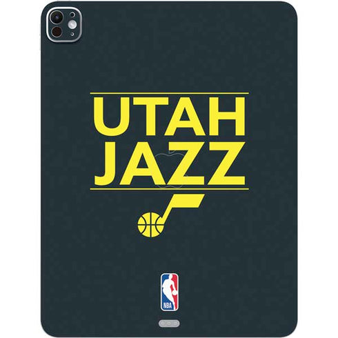 NBA Utah Jazz Standard - Black iPad Pro 13in M4 (2024) Skin