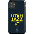 NBA Utah Jazz Standard - Black iPhone 11 Impact Case