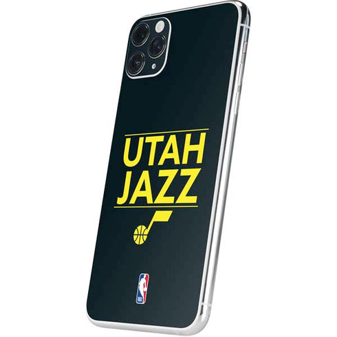 NBA Utah Jazz Standard - Black iPhone 11 Pro Max Skin