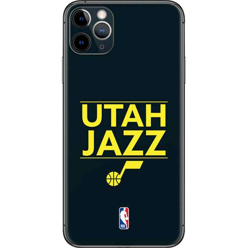 NBA Utah Jazz Standard - Black iPhone 11 Pro Max Skin