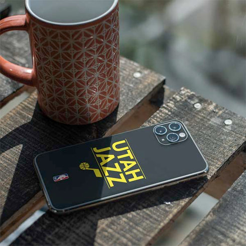 NBA Utah Jazz Standard - Black iPhone 11 Pro Max Skin