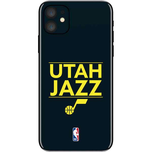NBA Utah Jazz Standard - Black iPhone 11 Skin