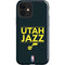 NBA Utah Jazz Standard - Black iPhone 12 Impact Case