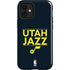 NBA Utah Jazz Standard - Black iPhone 12 Mini Impact Case