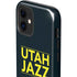 NBA Utah Jazz Standard - Black iPhone 12 Mini Impact Case