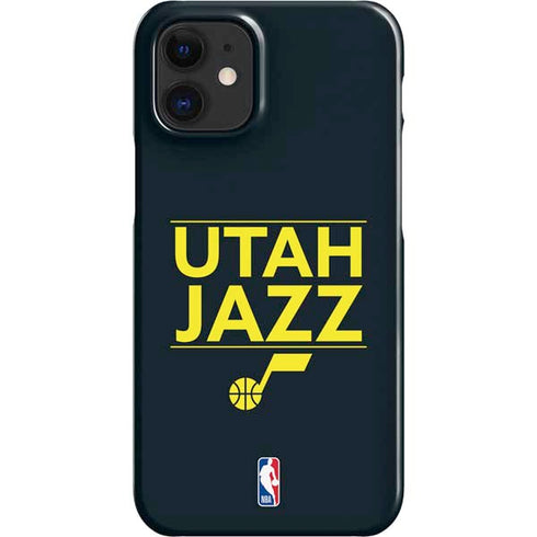 NBA Utah Jazz Standard - Black iPhone 12 Mini Lite Case