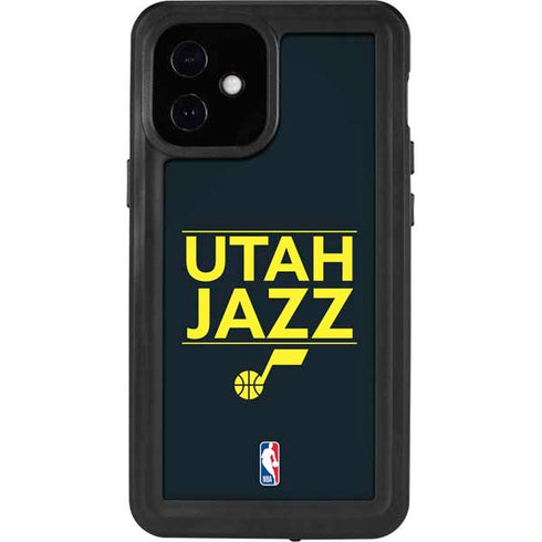 NBA Utah Jazz Standard - Black iPhone 12 Mini Waterproof Case