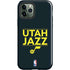 NBA Utah Jazz Standard - Black iPhone 12 Pro Impact Case