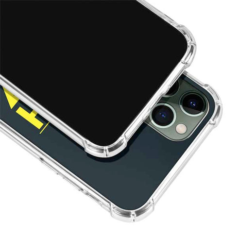 NBA Utah Jazz Standard - Black iPhone 12 Pro Max Clear Case
