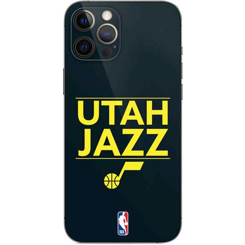 NBA Utah Jazz Standard - Black iPhone 12 Pro Max Skin