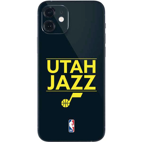 NBA Utah Jazz Standard - Black iPhone 12 Skin