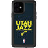 NBA Utah Jazz Standard - Black iPhone 12 Waterproof Case