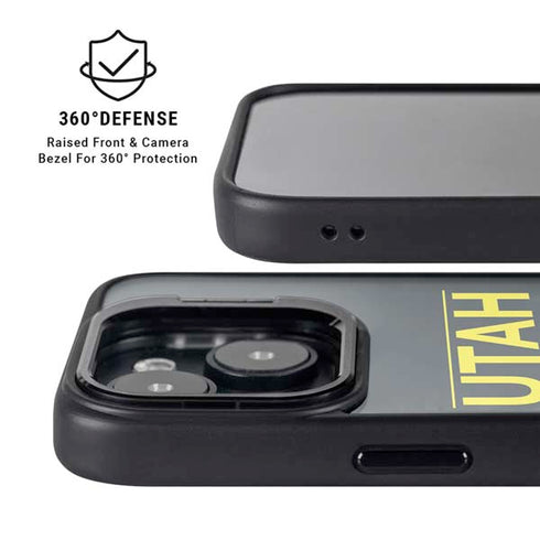 NBA Utah Jazz Standard - Black iPhone 14 Kickstand Case