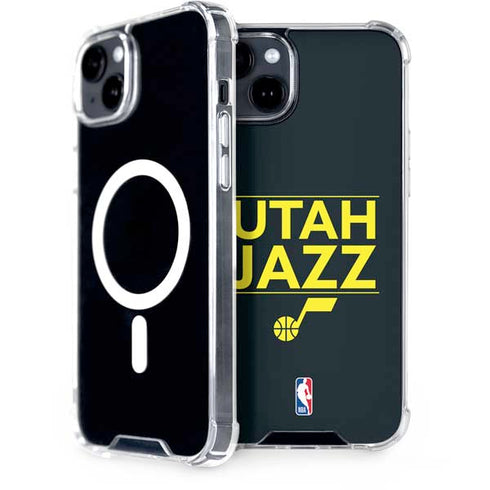 NBA Utah Jazz Standard - Black iPhone 14 MagSafe Case