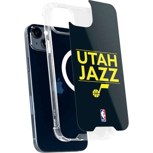 NBA Utah Jazz Standard - Black iPhone 14 MagSafe Case