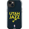 NBA Utah Jazz Standard - Black iPhone 14 Plus Impact Case