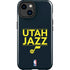 NBA Utah Jazz Standard - Black iPhone 14 Plus Impact Case
