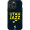 NBA Utah Jazz Standard - Black iPhone 14 Pro Impact Case