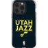 NBA Utah Jazz Standard - Black iPhone 14 Pro Impact Case