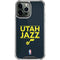 NBA Utah Jazz Standard - Black iPhone 14 Pro Max Clear Case
