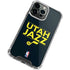 NBA Utah Jazz Standard - Black iPhone 14 Pro Max Clear Case
