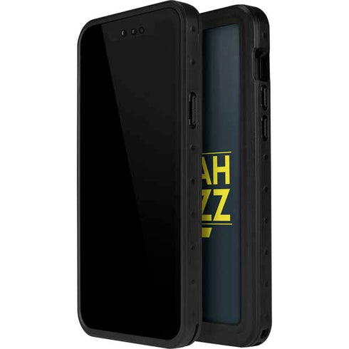 NBA Utah Jazz Standard - Black iPhone 14 Pro Waterproof Case