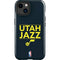 NBA Utah Jazz Standard - Black iPhone 15 Impact Case
