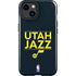 NBA Utah Jazz Standard - Black iPhone 15 Impact Case