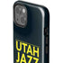 NBA Utah Jazz Standard - Black iPhone 15 Plus Impact Case