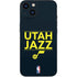 NBA Utah Jazz Standard - Black iPhone 15 Plus Skin